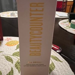 New in box Beautycounter All Bright Triple Acid AHA Toner